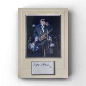 Van Morrison Chart Topping Superstar Signed Display. Good condition. All autographs come with a