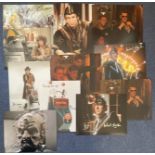 Dr Who collection 11 signed colour photos from some great names such as Michael Jayston, Scott