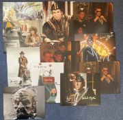 Dr Who collection 11 signed colour photos from some great names such as Michael Jayston, Scott