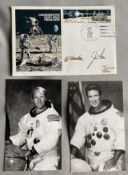 Apollo 15 astronauts Al Worden and Jim Irwin signed 10th ann NASA cover. Good condition. All