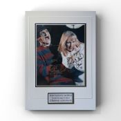 Robert Englund and Lisa Wilcox A Nightmare on Elm St 4 Signed Display. Good condition. All