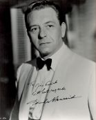 Paul Henreid Signed 10x8 inch Black and White Photo. Signed in black ink. Dedicated. Good condition.