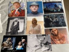 Dr Who and Star Wars signed collection of 15 10 x 8 photos, including Julian Glover, Scott
