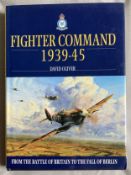 WW2 Fighter Command 1939 - 45 multiple signed hard back boon by David Oliver. Has 10 x 8 inch b/w