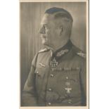 General Keitel signed vintage 6x4 black and white photo. Wilhelm Bodewin Johann Gustav Keitel, 22