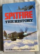 WW2 Spitfire The History multiple Polish Ace signed hardback book by Eric Morgan and Edward