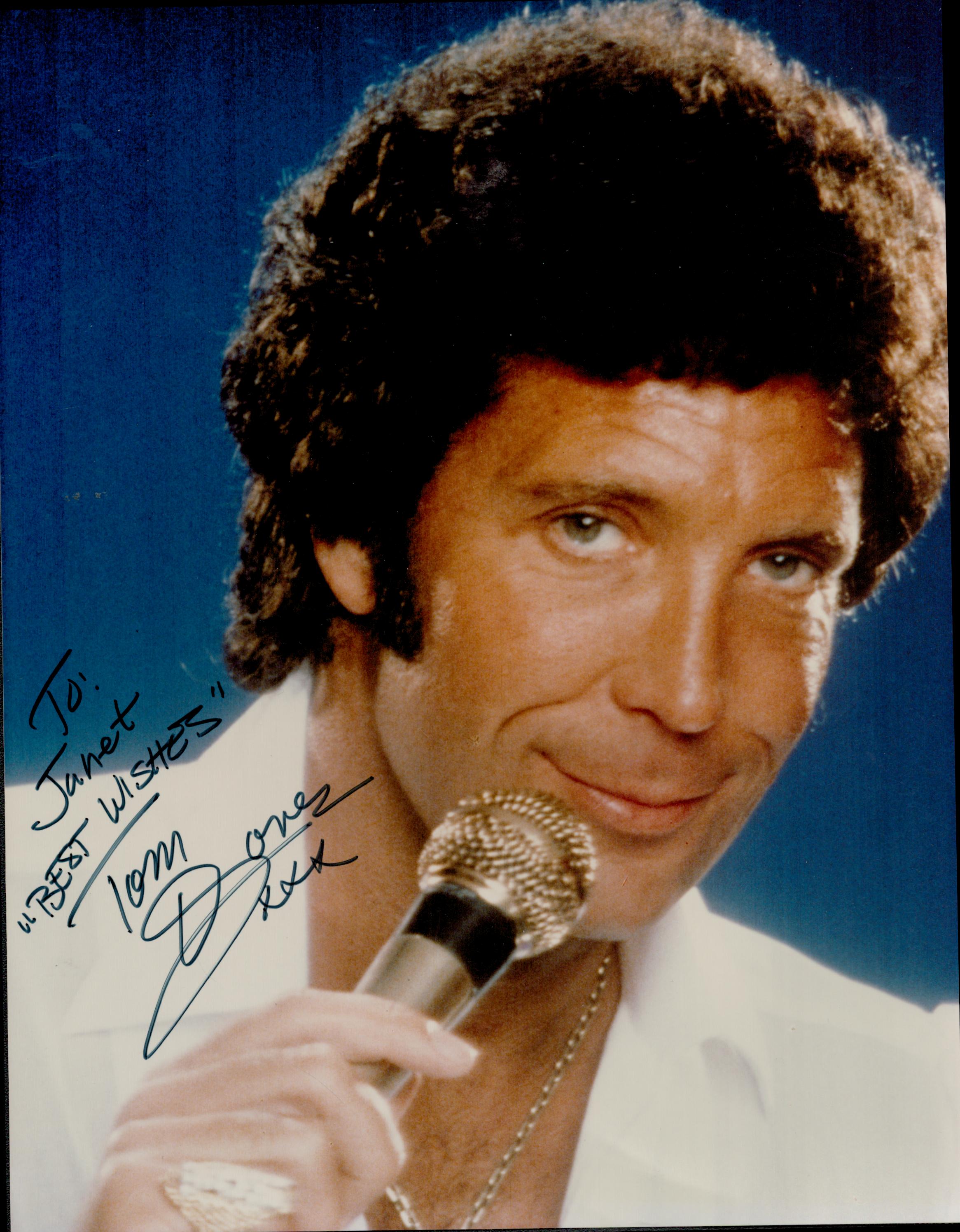 TV, Film and Music Signed Photo Collection of 60 Signatories. Signatures include Sir Tom Jones, - Image 24 of 24