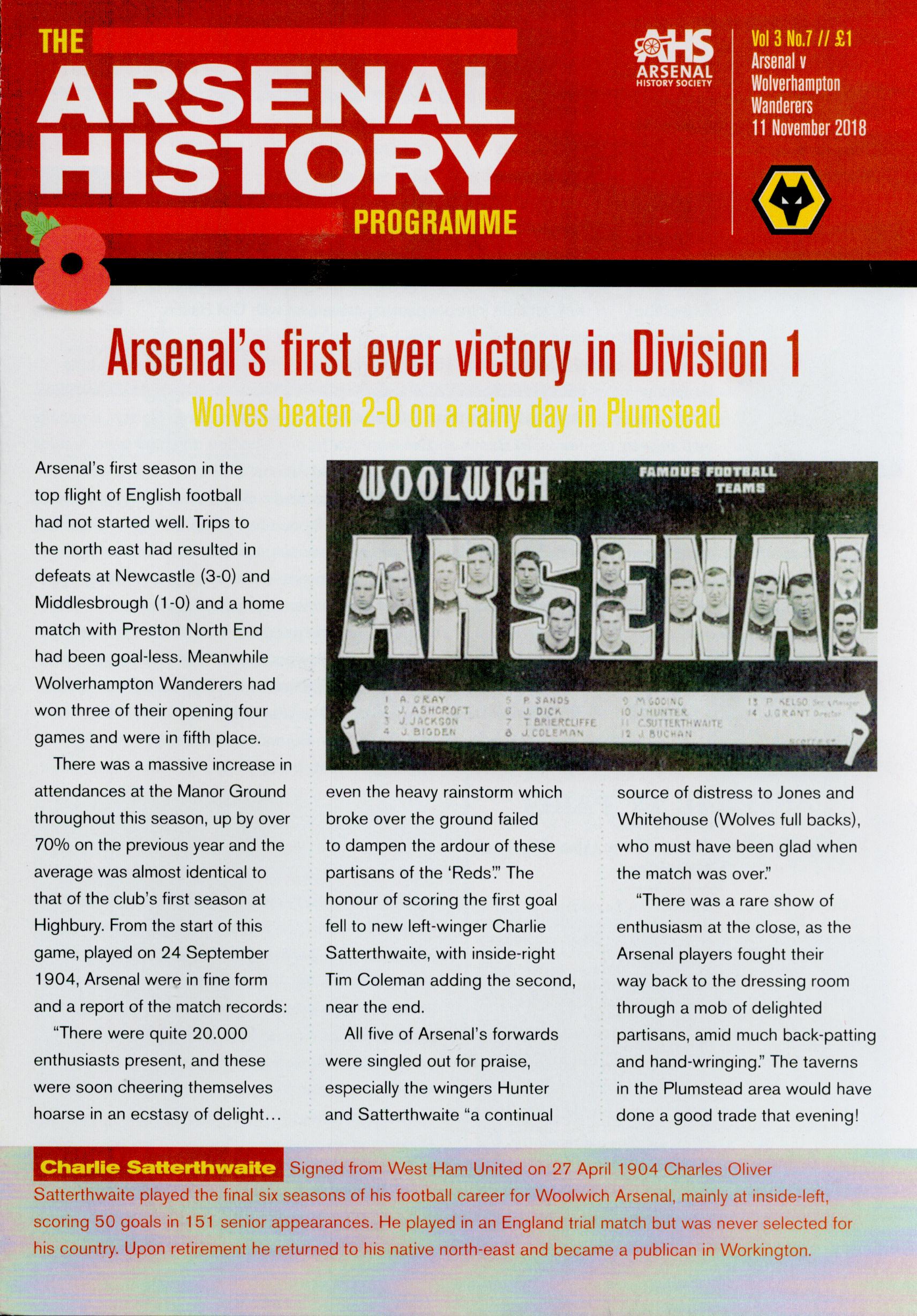 Arsenal FC Collection of 4 Matchday Programmes and 20 The Arsenal History pamphlets. Good condition. - Image 18 of 25