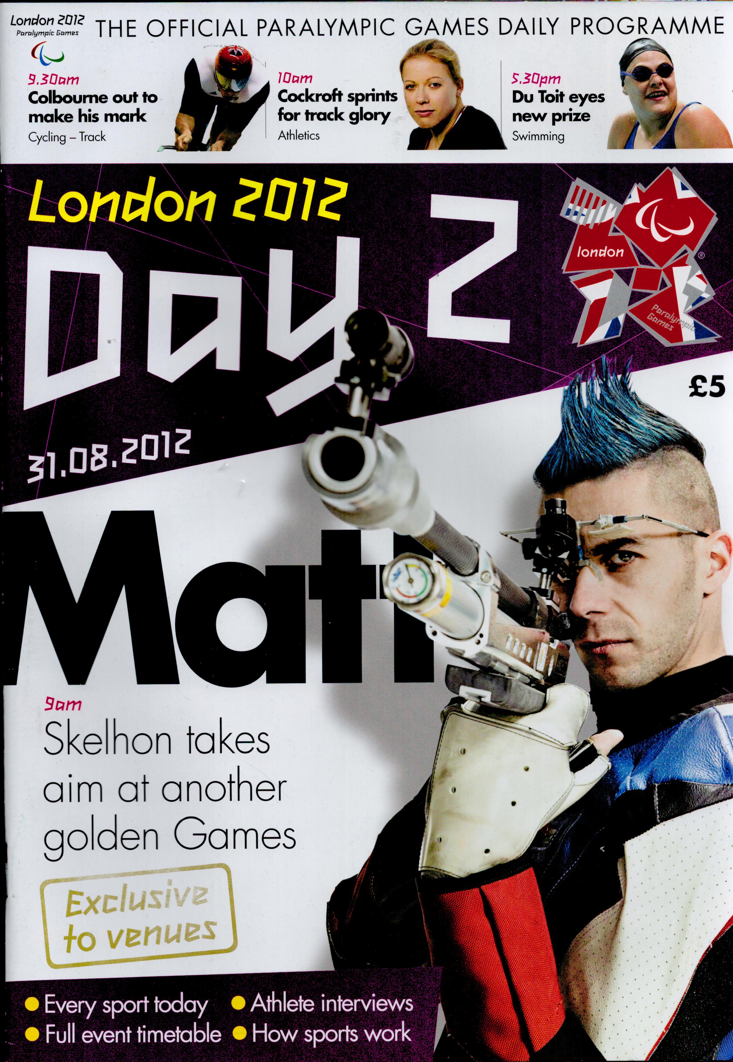 Olympics 2012 Collection of Day 1 to Day 11 Programmes. Good condition. All autographs come with a - Image 2 of 11