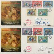 Collection of 5 Signed Benham First Day Covers For National Society For The Prevention of Cruelty to