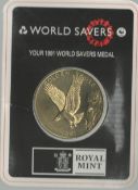 World Savers Medal 1991 Struck by The Royal Mint for Nat West Bank supporting The World Wildlife