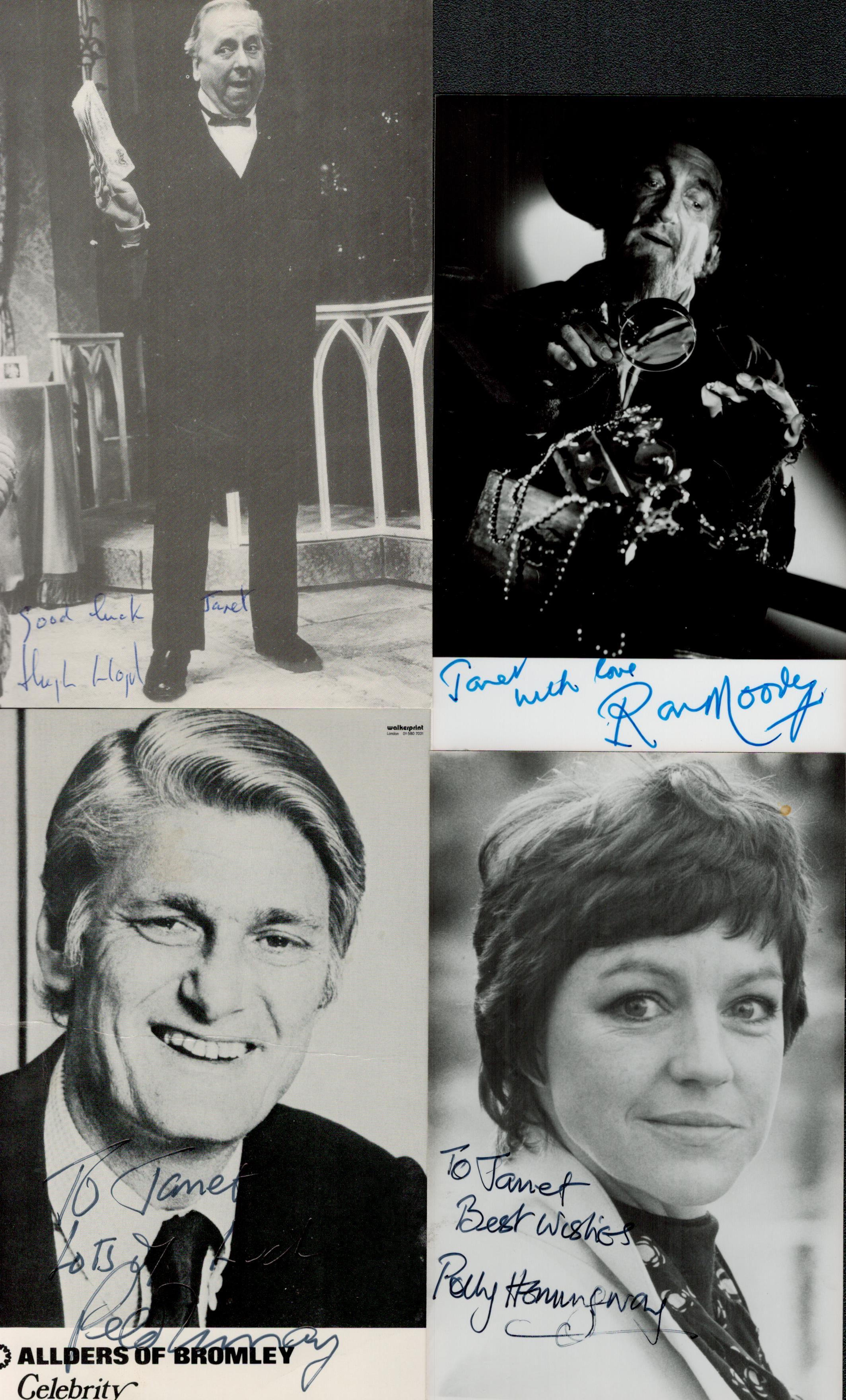 TV, Film and Music Signed Photo Collection of 60 Signatories. Signatures include Sir Tom Jones, - Image 17 of 24
