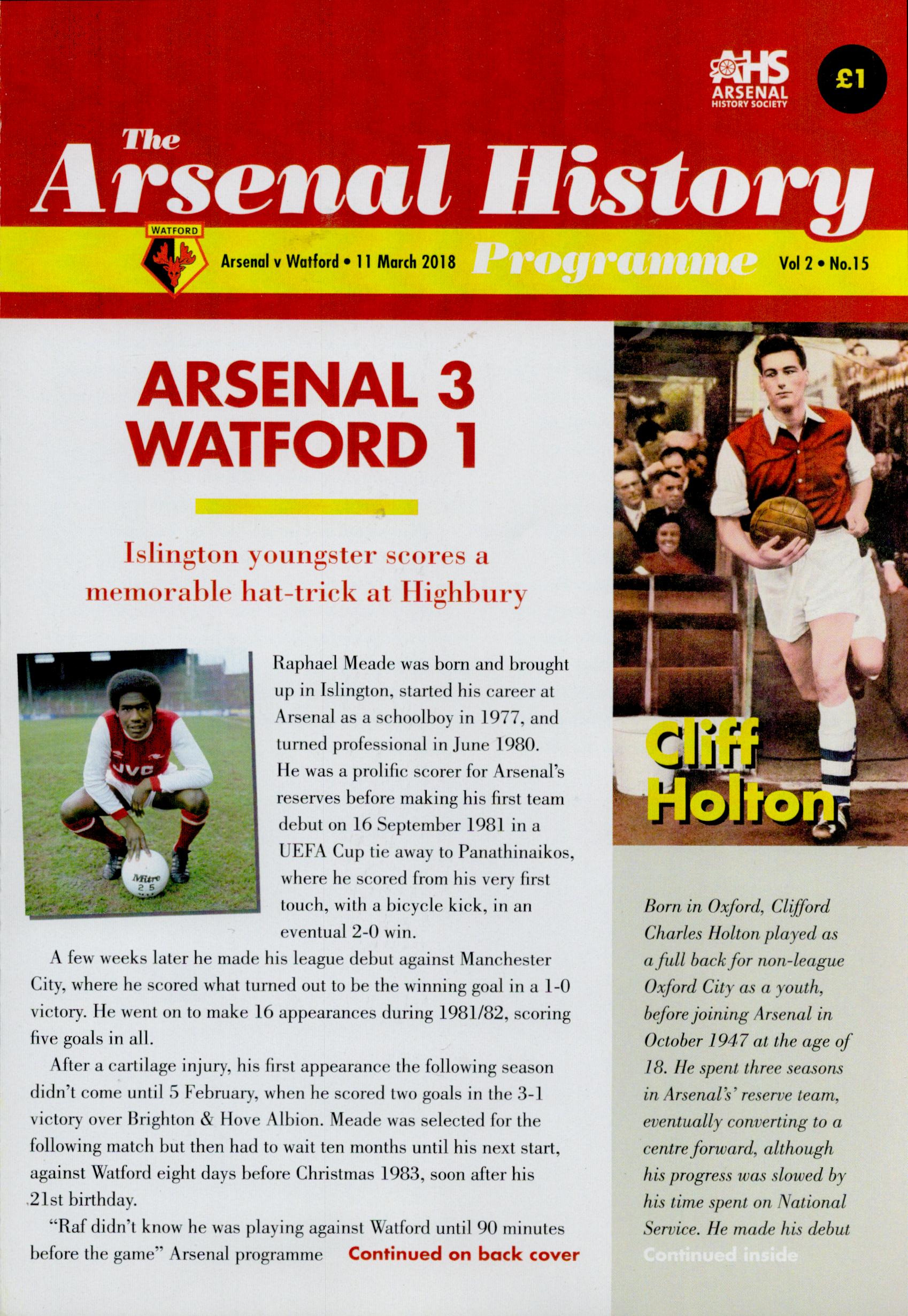 Arsenal FC Collection of 4 Matchday Programmes and 20 The Arsenal History pamphlets. Good condition. - Image 2 of 25