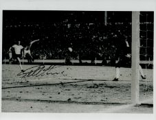 England 1966 Hero Geoff Hurst Signed 10x8 inch Black and White Photo. Good condition. All autographs