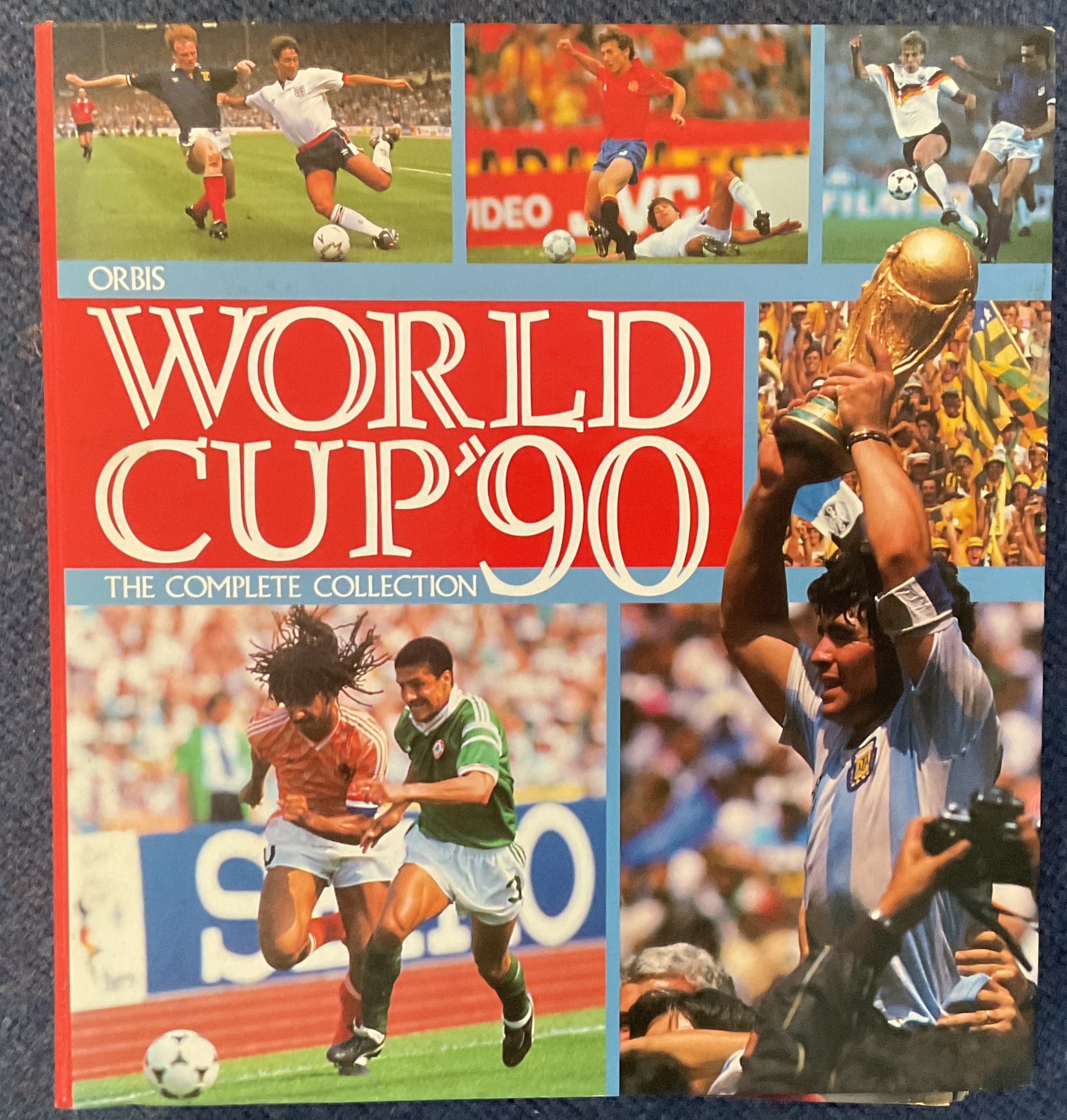 Football, World Cup 1990 The Complete Collection, ring binder folder with some sticker inserts