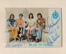 Blue Peter multi signed 8x5 overall mounted colour photo includes Valerie Singleton, John Noakes,