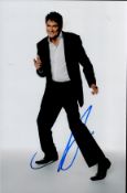 David Hasselhoff Signed 12x8 inch Colour Photo. Signed in blue ink. Good condition. All autographs