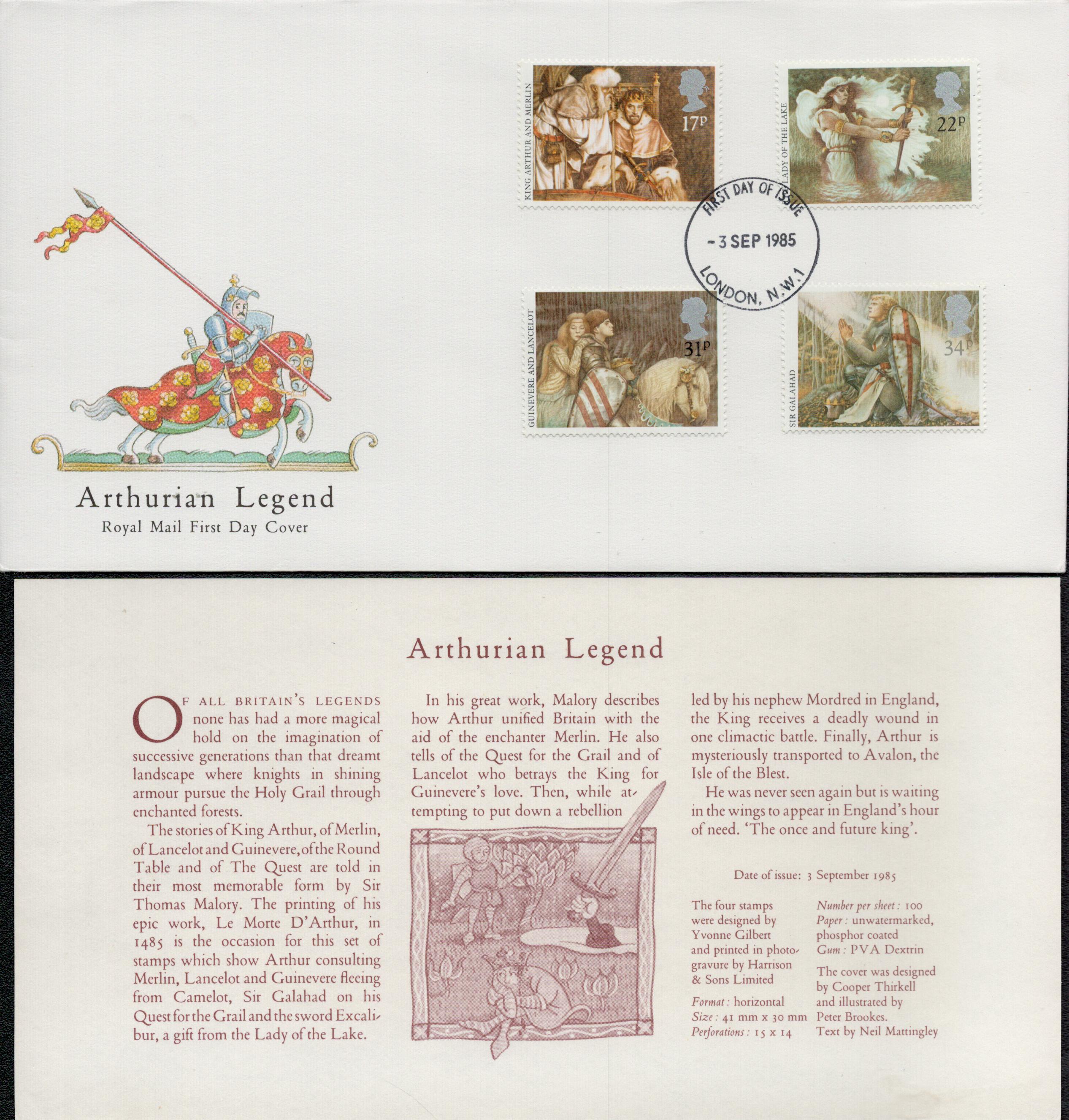 GB FDC Approx 40 Items dates vary 1985 1990. 1985 (7), 1986 (9), 1987 (7), 1988 (3), 1989 (8), - Image 40 of 40