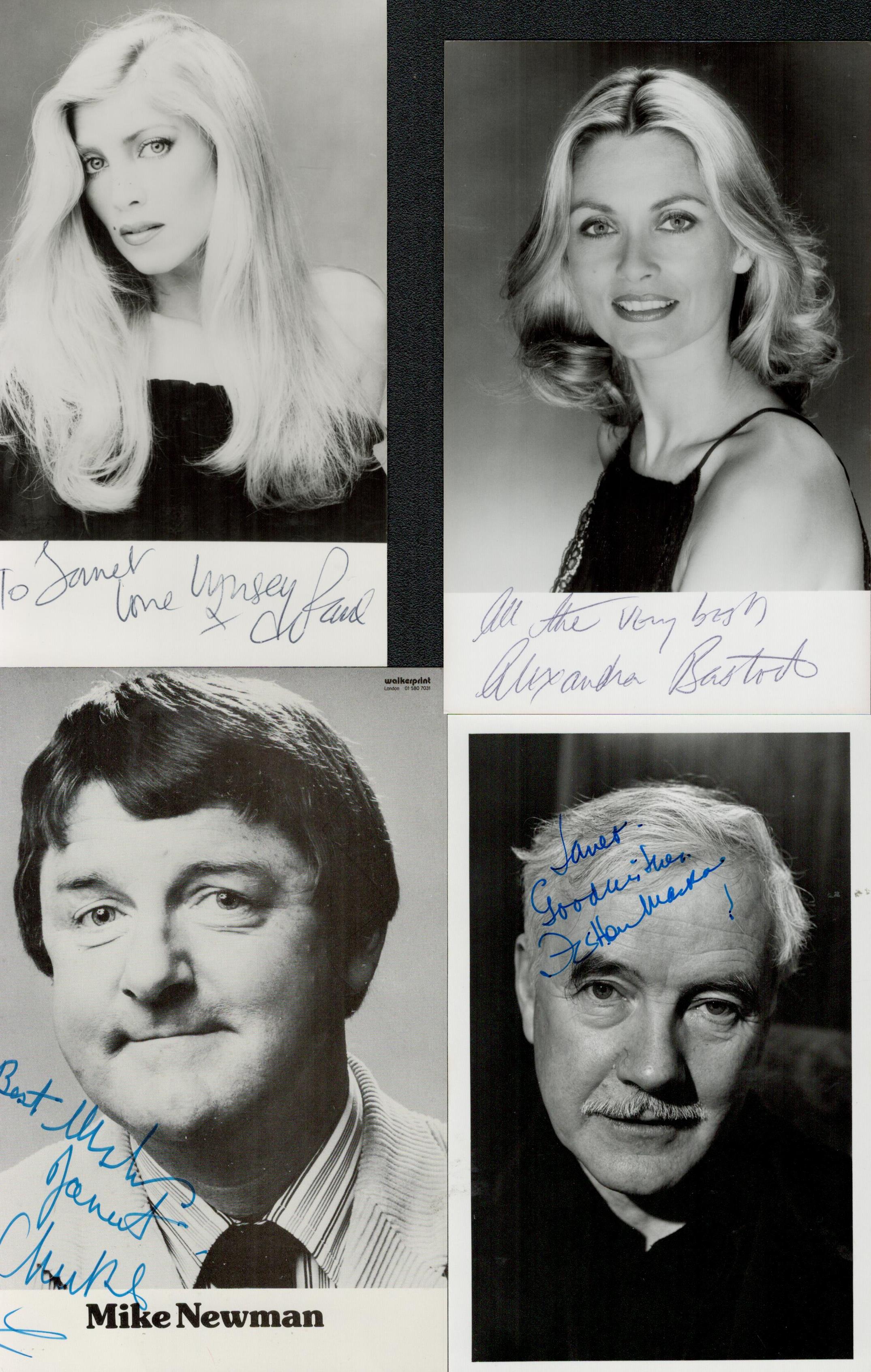 TV, Film and Music Signed Photo Collection of 60 Signatories. Signatures include Sir Tom Jones, - Image 18 of 24