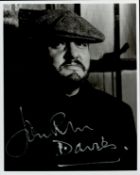 John Rhys Davies (Indiana Jones) Signed 10x8 inch Black and White Photo. Signed in Silver Ink.