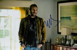 Rhys Ifans Signed 12 x 8 inch Colour Photo. Signed in blue ink. Good condition. All autographs