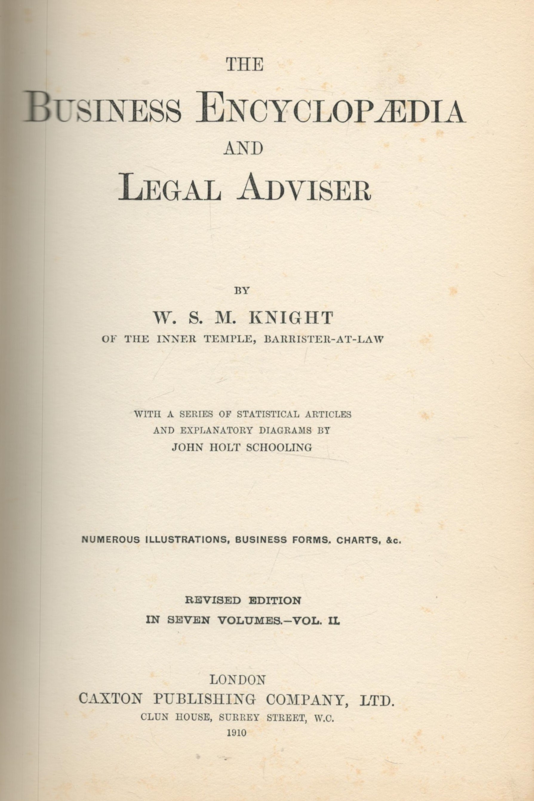 Collection of 6 The Business Encyclopedia and Legal Adviser by W. S. M. Knight. Hardback Books - Image 3 of 3