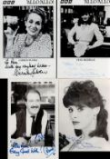 Allo Allo small, signed photo collection. Signed by Gorden Kaye, Vicki Michelle X2 and Carmen