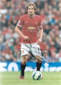 Football Daley Blind signed Manchester United 7x5 colour photo. Good condition. All autographs