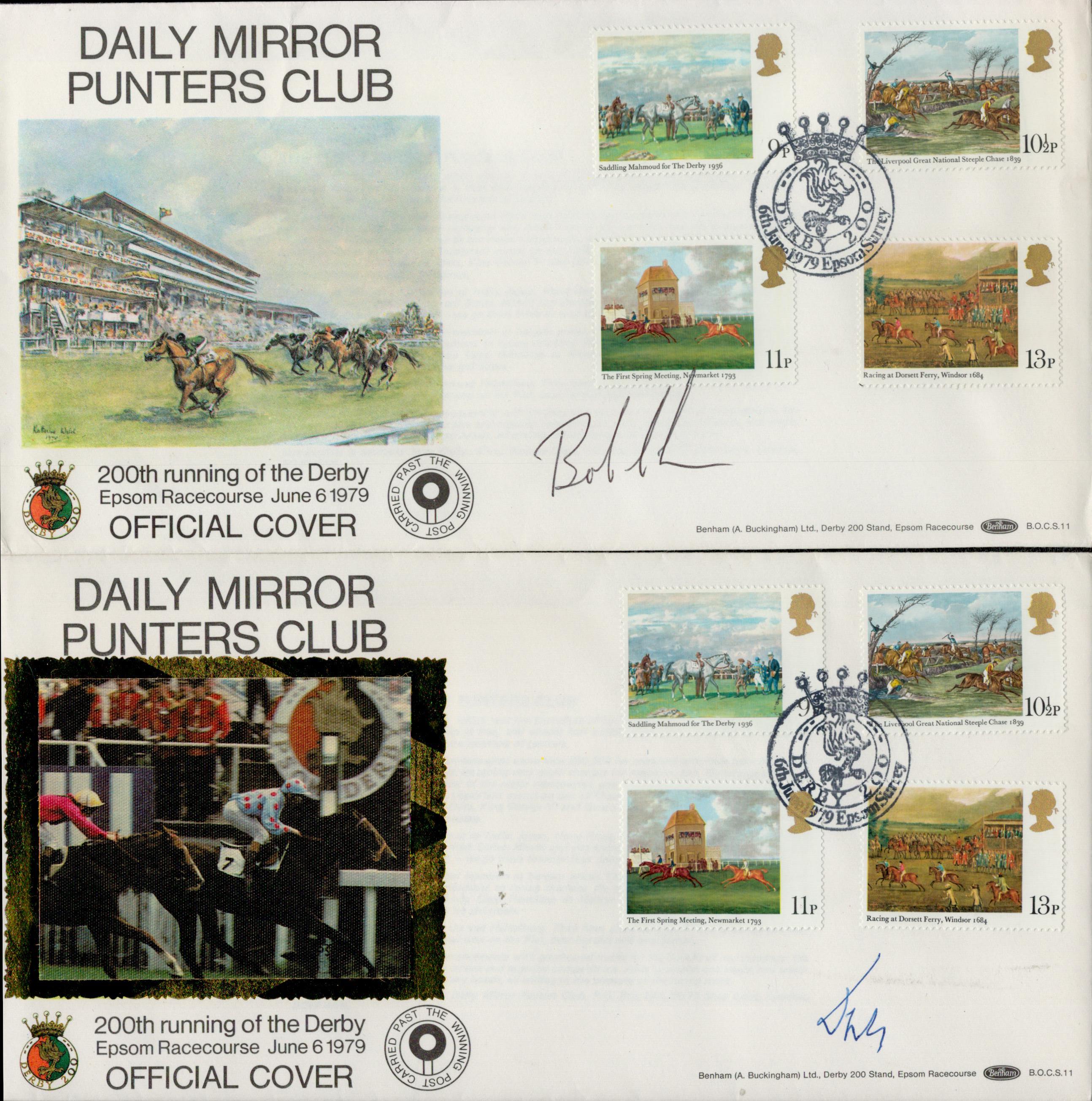 Horse Racing collection of 7 Signed Benhams Daily Mirror Punters Club First Day Covers. Signatures - Image 4 of 4