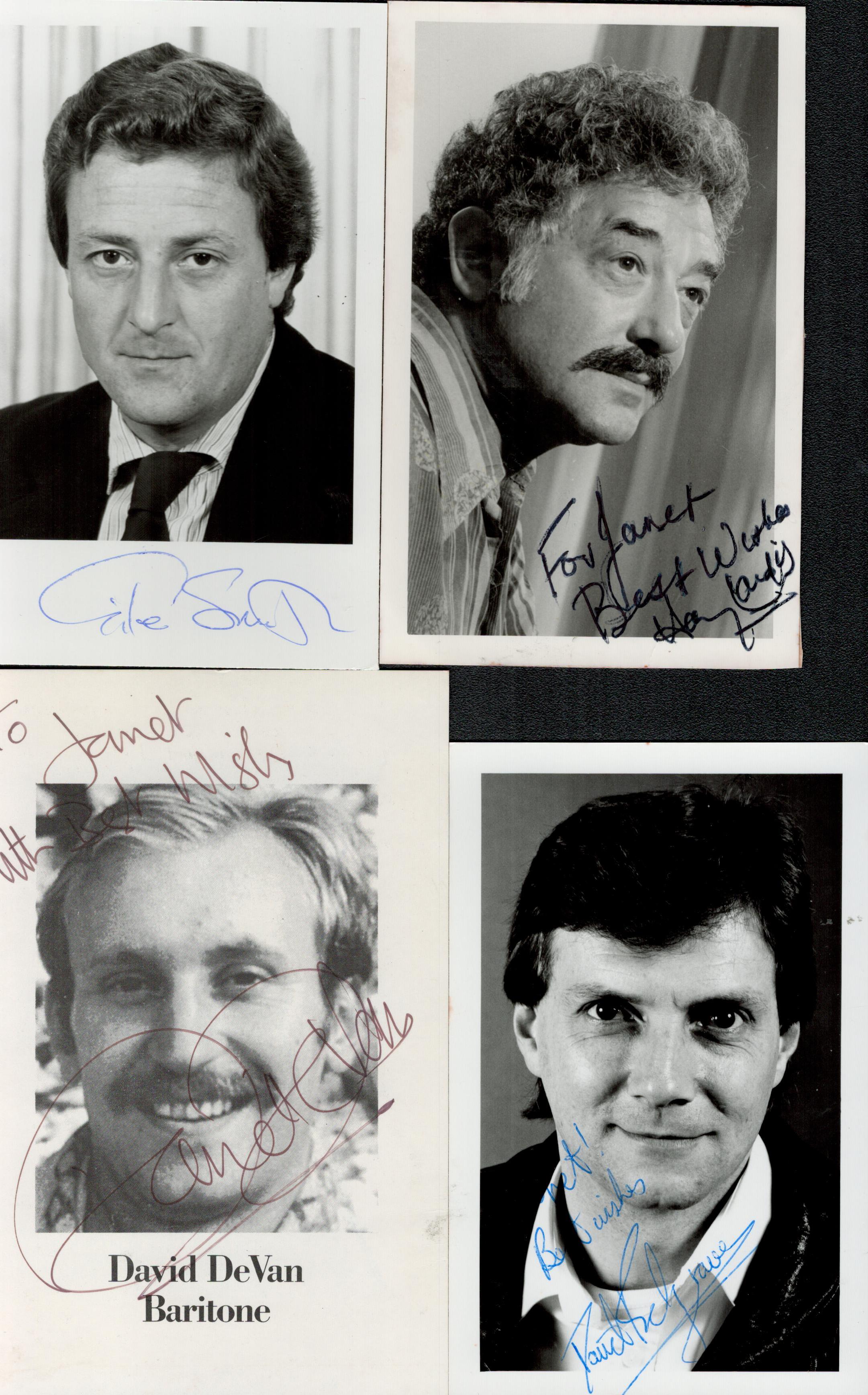 TV, Film and Music Signed Photo Collection of 60 Signatories. Signatures include Sir Tom Jones, - Image 19 of 24