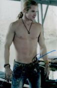 American Actor Cam Gigandet Signed 12x8 inch Colour Photo. Signed in blue ink. Good condition. All