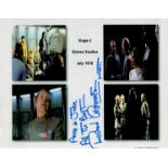 Richard LeParmentier's signed Admiral Motti signed 10x8 Star Wars montage photo. Dedicated. Good