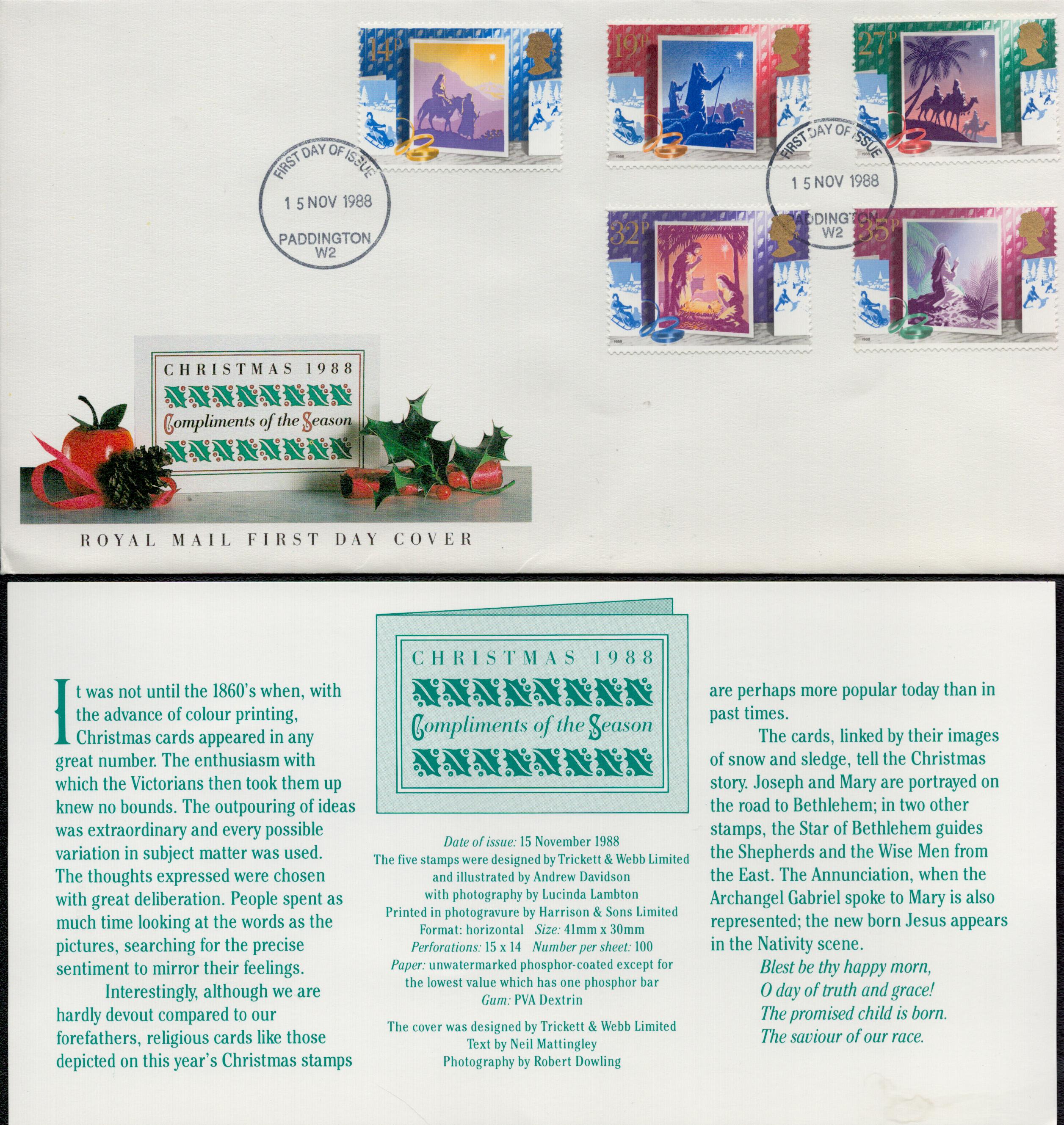 GB FDC Approx 40 Items dates vary 1985 1990. 1985 (7), 1986 (9), 1987 (7), 1988 (3), 1989 (8), - Image 6 of 40