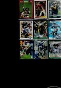 NFL collection 9 signed trading cards featuring some good names such as Isaac Bruce, Robb Thomas,