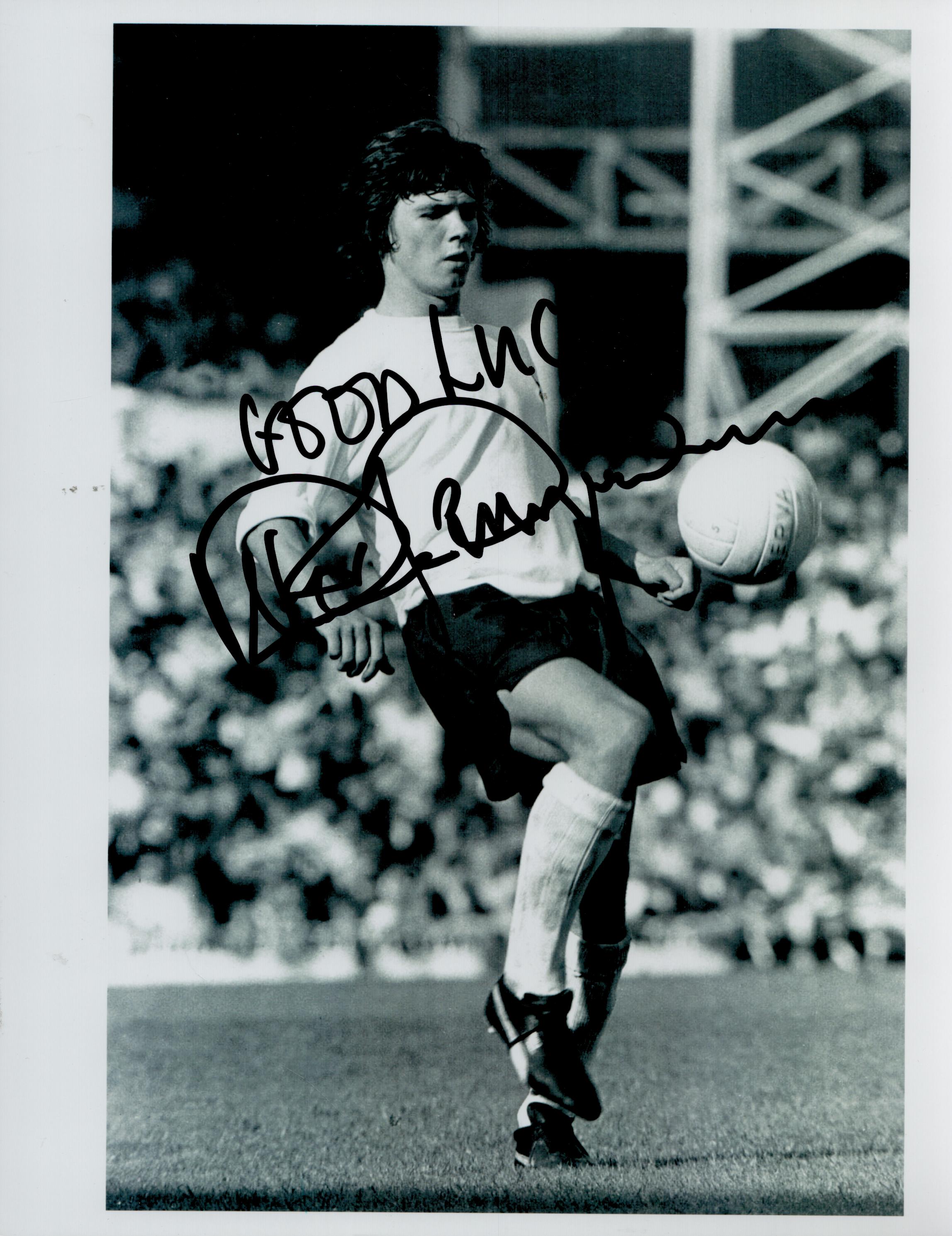 Tottenham Hotspur football collection 12 signed 10x8 assorted photos includes great Spurs names such - Image 4 of 13