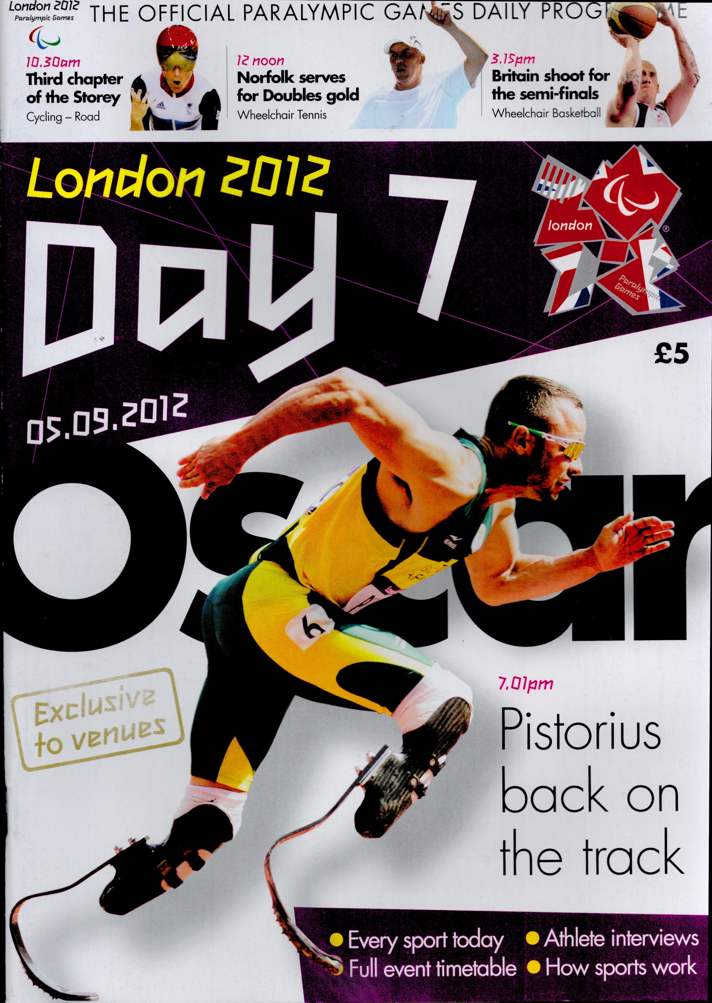Olympics 2012 Collection of Day 1 to Day 11 Programmes. Good condition. All autographs come with a - Image 7 of 11