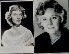 Kathleen Byron signed 2 6x4 vintage black and white photos signatures on reverse. Good condition.