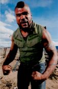 Quinton 'Rampage' Jackson ( A Team) Signed 12x8 inch Colour Photo. Signed in blue ink. Good