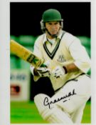 Cricket collection 7 signed assorted colour photos includes great names such as Nick Knight,