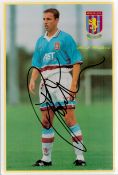 Football Gareth Southgate signed Aston Villa 7x5 colour photo. Good condition. All autographs come