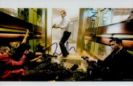 Ryan Reynolds Signed 12 x 8 inch Colour Photo. Signed in blue ink. Good condition. All autographs