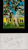 Cricket Clive Lloyd 10x8 overall mounted signature piece includes signed album page and unsigned