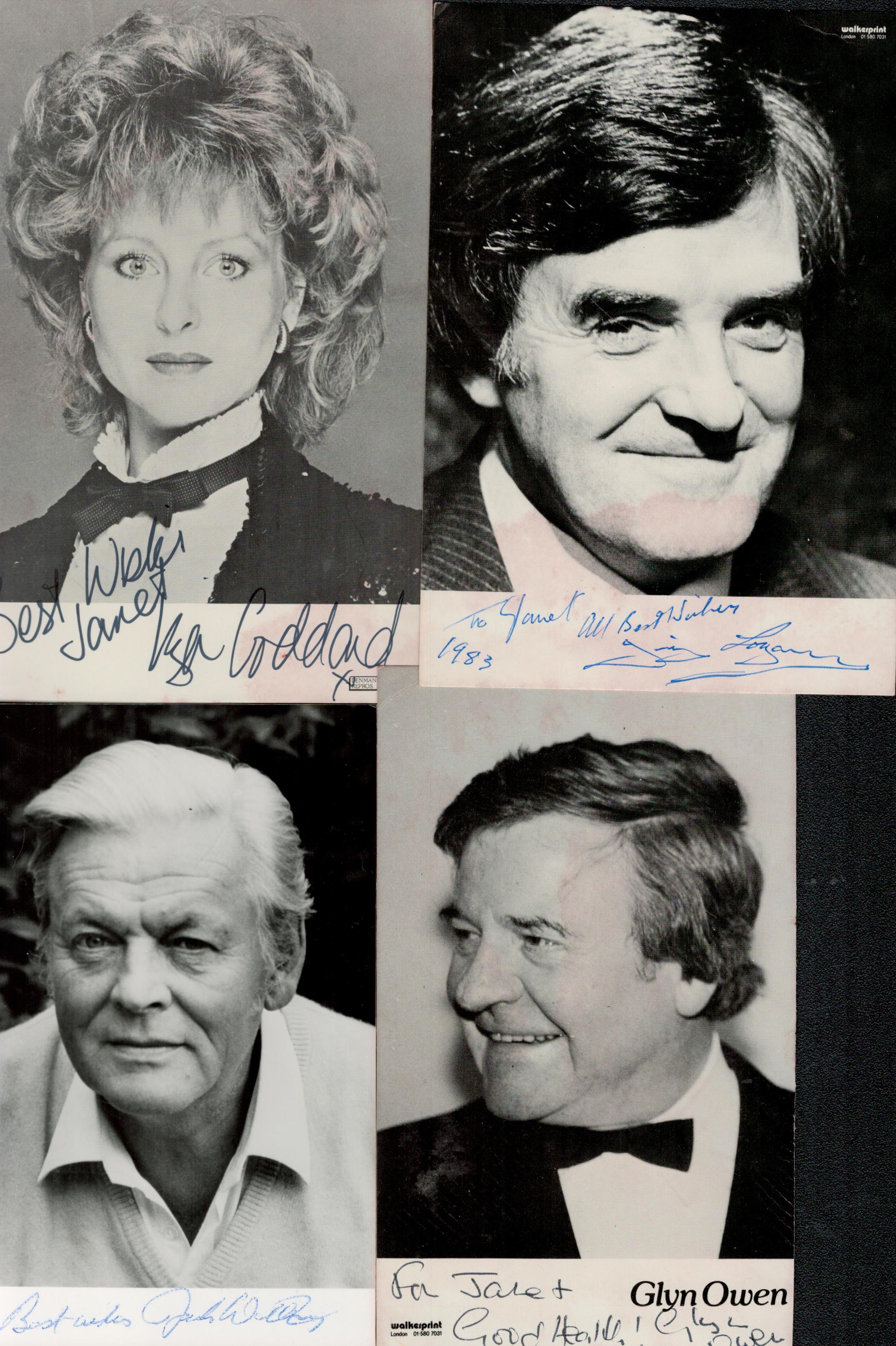 TV, Film and Music Signed Photo Collection of 60 Signatories. Signatures include Sir Tom Jones, - Image 20 of 24