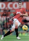 Football Phil Jones signed Manchester United 7x5 colour photo. Good condition. All autographs come