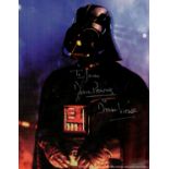 Dave Prowse signed Darth Vader Star Wars 10x8 colour photo. Dedicated. Good condition. All