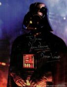 Dave Prowse signed Darth Vader Star Wars 10x8 colour photo. Dedicated. Good condition. All