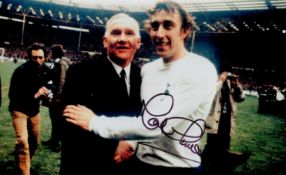 Martin Chivers Signed 10x8 inch Colour Spurs FC Photo. Good condition. All autographs come with a