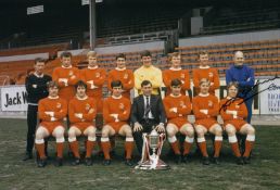 Autographed Arthur Graham 12 X 8 Photo : Col, Depicting The 1970 Scottish Cup Winners Aberdeen