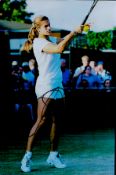 Tennis Amelie Mauresmo signed 12x8 colour photo. Good condition. All autographs come with a