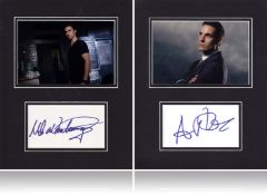 Stunning Displays! Heroes set of 2 hand signed professionally mounted display. These beautiful